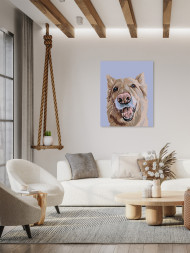 Raqamlar bo'yicha rasm "Mehribon it"