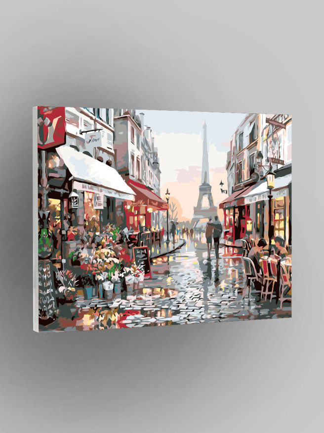 Raqamlar bo&amp;#039;yicha rasm &amp;quot;Eyfel minorasiga manzara&amp;quot;