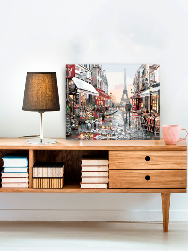 Raqamlar bo&amp;#039;yicha rasm &amp;quot;Eyfel minorasiga manzara&amp;quot;