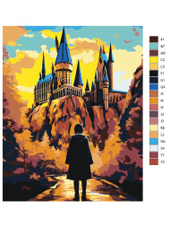 Raqamlar bo&#039;yicha rasm &quot;Harry Potter&quot;