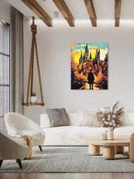 Raqamlar bo&#039;yicha rasm &quot;Harry Potter&quot;