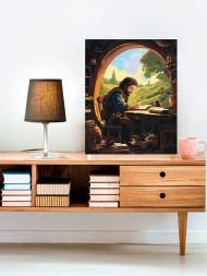 Raqamlar bo&#039;yicha rasm &quot;Xobbit&quot;