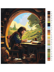 Raqamlar bo&#039;yicha rasm &quot;Xobbit&quot;