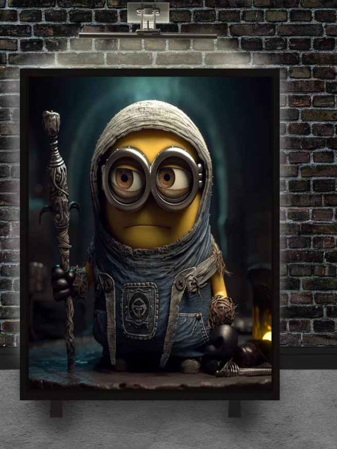 Постер на холсте &amp;quot;Миньон в стиле фэнтези&amp;quot;