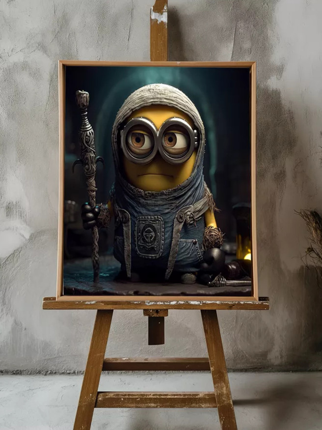 Постер на холсте &amp;quot;Миньон в стиле фэнтези&amp;quot;