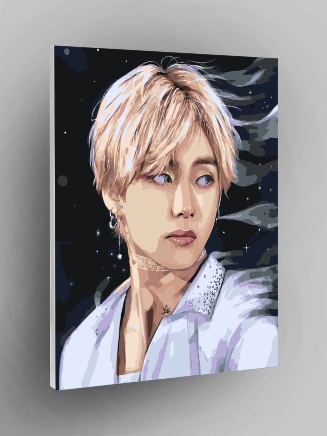 Картина по номерам &amp;quot;BTS Ви&amp;quot;