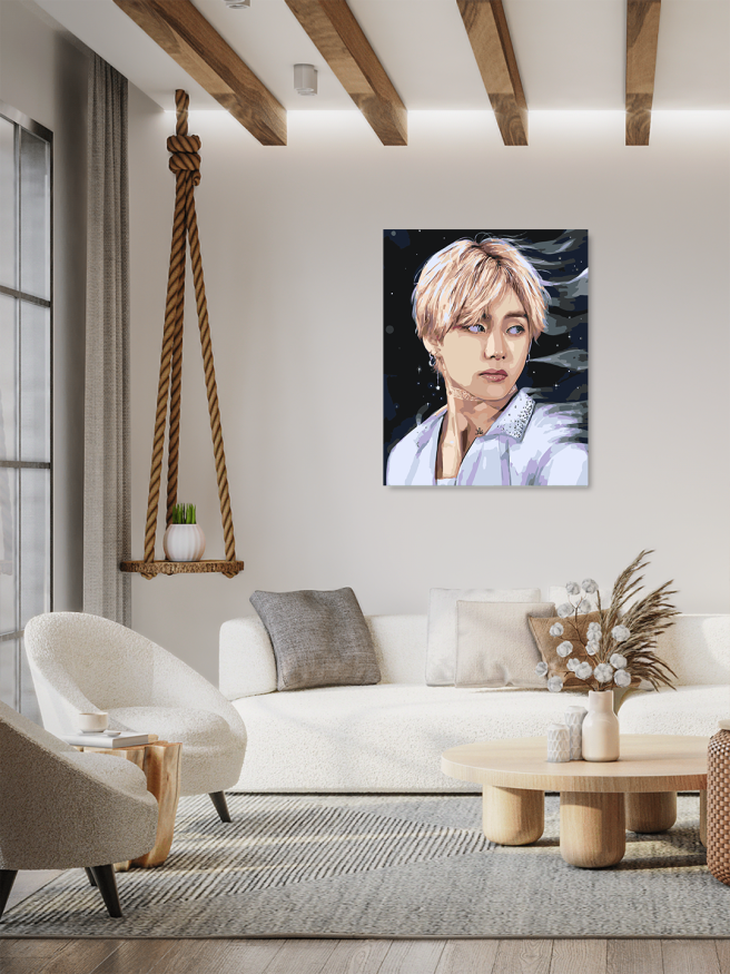 Картина по номерам &amp;quot;BTS Ви&amp;quot;