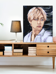 Картина по номерам "BTS Ви"