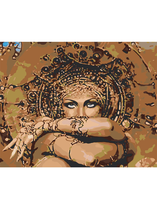 Raqamlar bo&amp;#039;yicha rasm &amp;quot;Ayol sir&amp;quot;