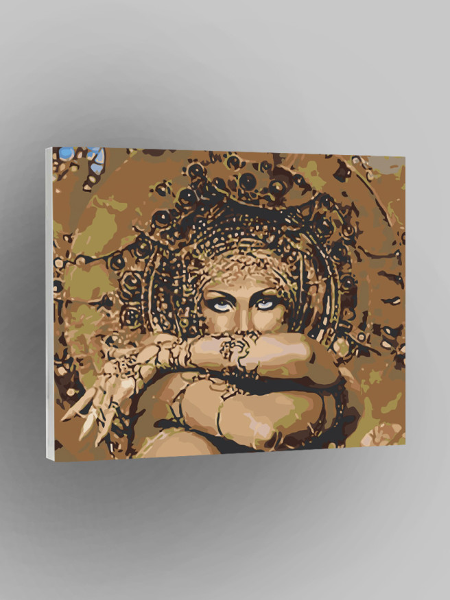 Raqamlar bo&amp;#039;yicha rasm &amp;quot;Ayol sir&amp;quot;