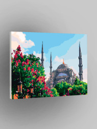 Raqamlar bo'yicha rasm "Gulzor bog‘idagi masjid"