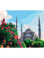Картина по номерам &amp;quot;Мечеть в цветущем саду&amp;quot;