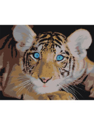 Raqamlar bo&#039;yicha rasm &quot;Yo&#039;lbars bolasi&quot;