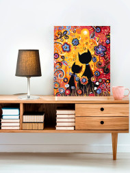 Raqamlar bo&#039;yicha rasm &quot;Abstrakt mushuklar&quot;