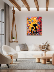 Raqamlar bo&#039;yicha rasm &quot;Abstrakt mushuklar&quot;