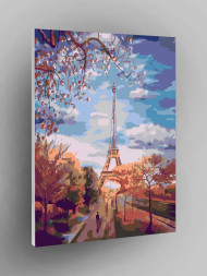 Raqamlar bo&#039;yicha rasm &quot;Parijdagi kuz&quot;