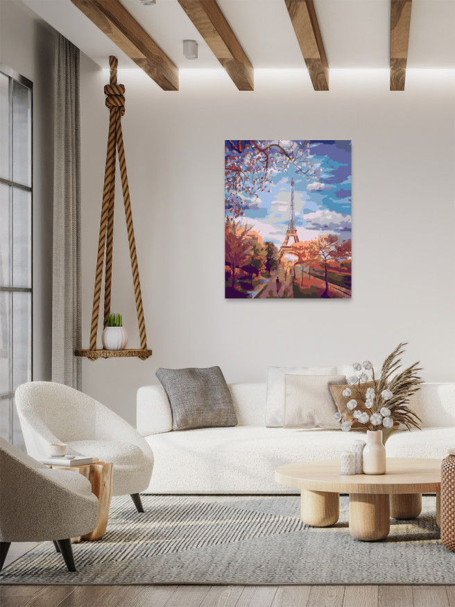 Картина по номерам &amp;quot;Осень в Париже&amp;quot;