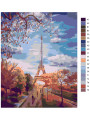 Картина по номерам &amp;quot;Осень в Париже&amp;quot;