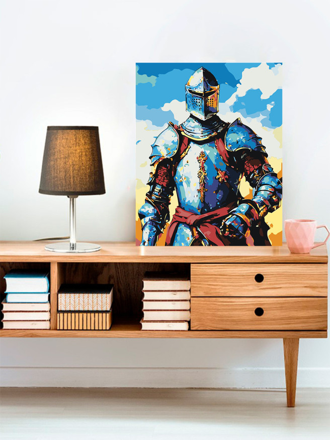 Raqamlar bo&amp;#039;yicha rasm &amp;quot;Qurolli ritsar&amp;quot;