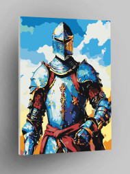 Raqamlar bo&#039;yicha rasm &quot;Qurolli ritsar&quot;