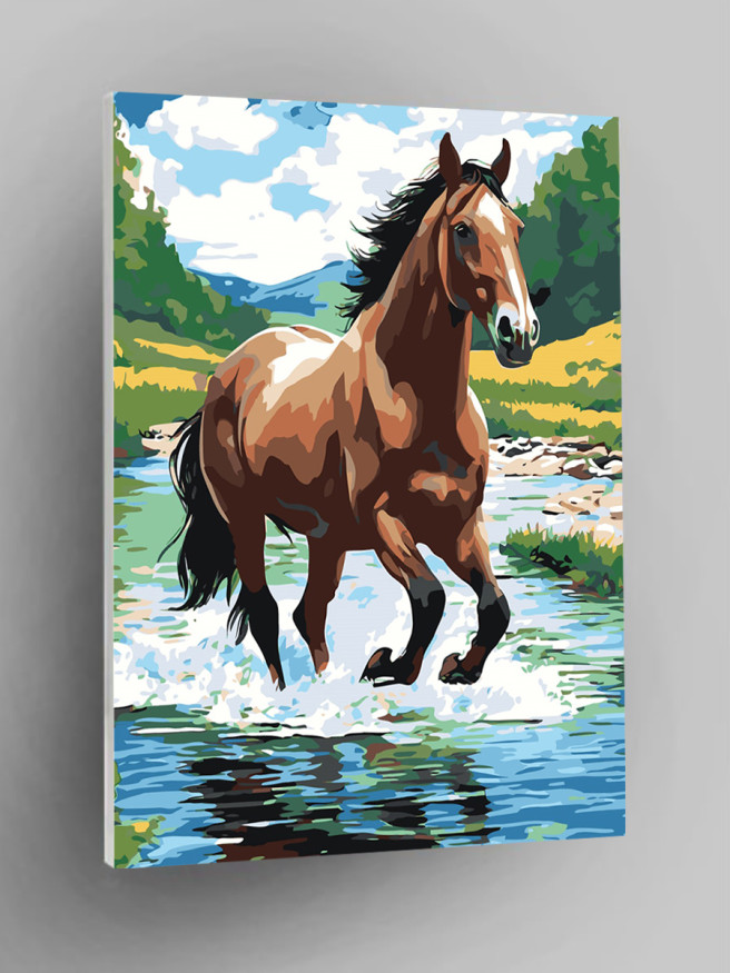 Raqamlar bo&amp;#039;yicha rasm &amp;quot;Aqlli ot&amp;quot;