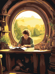 Картина по номерам "Письмо от хоббита"