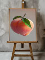 Постер на холсте &amp;quot;Персик с характером&amp;quot;