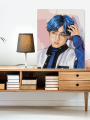 Картина по номерам &amp;quot;BTS Ви. Синий стиль&amp;quot;