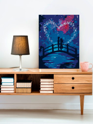 Картина по номерам &amp;quot;Влюблённые на мосту&amp;quot;