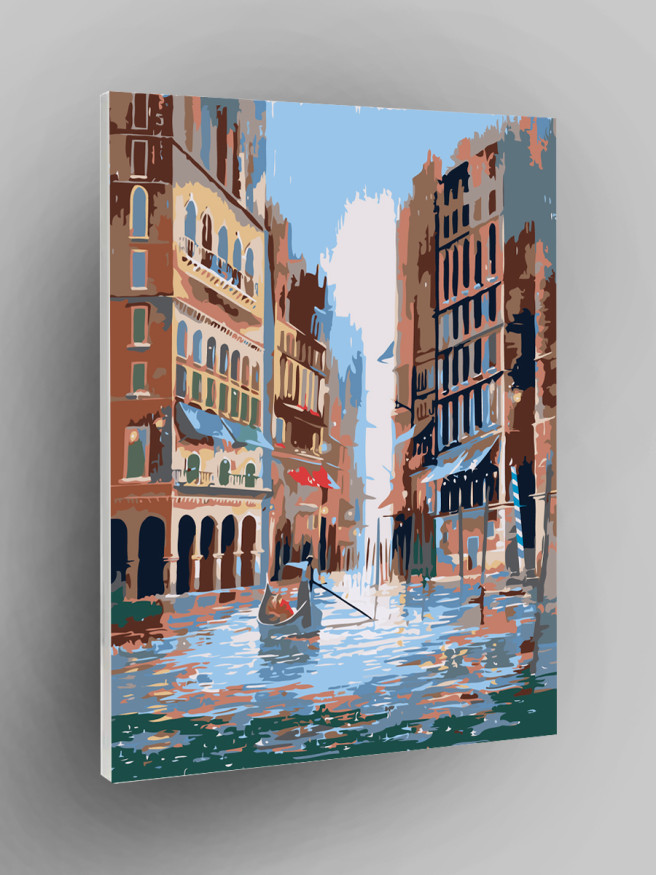 Картина по номерам &amp;quot;Затопленный город&amp;quot;