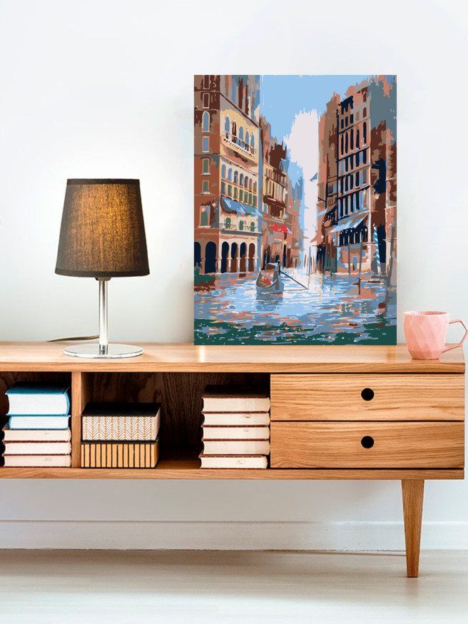 Картина по номерам &amp;quot;Затопленный город&amp;quot;