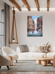 Картина по номерам &amp;quot;Затопленный город&amp;quot;