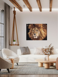 Raqamlar bo'yicha rasm "Sher"