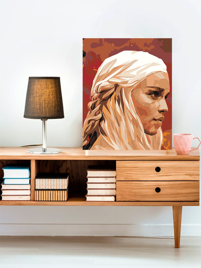 Raqamlar bo&amp;#039;yicha rasm &amp;quot;Daenerys Targaryen&amp;quot;