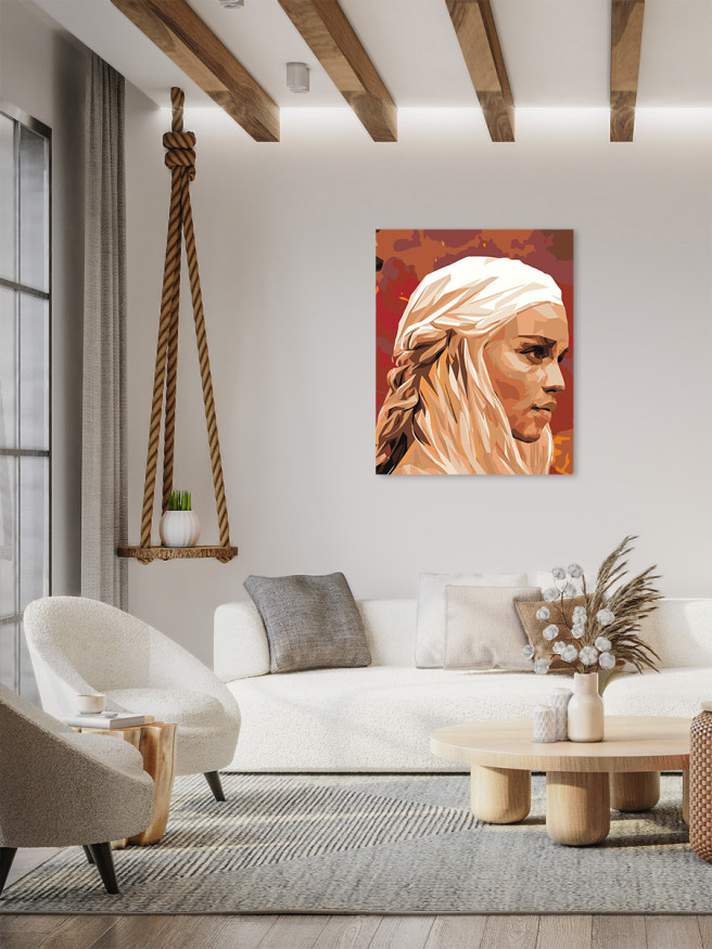 Raqamlar bo&amp;#039;yicha rasm &amp;quot;Daenerys Targaryen&amp;quot;