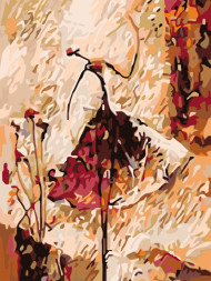 Картина по номерам &amp;quot;Силуэт девушки&amp;quot;