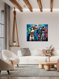 Картина по номерам &amp;quot;Супергерои&amp;quot;