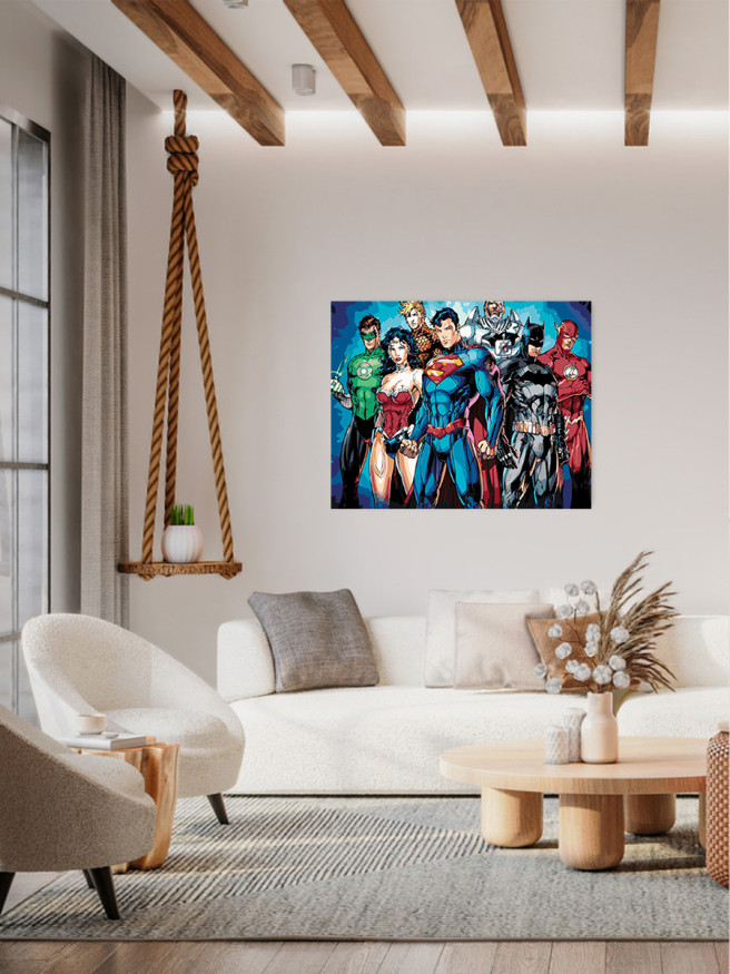 Картина по номерам &amp;quot;Супергерои&amp;quot;
