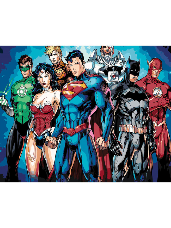 Картина по номерам &amp;quot;Супергерои&amp;quot;