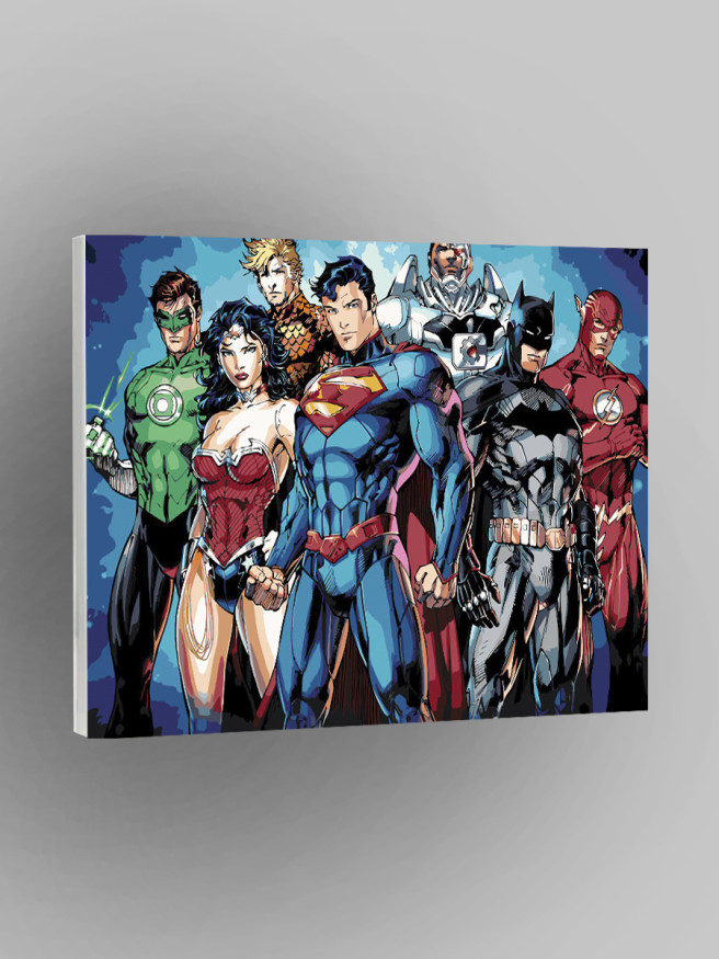 Картина по номерам &amp;quot;Супергерои&amp;quot;