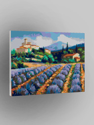 Картина по номерам &amp;quot;Поле загородом&amp;quot;