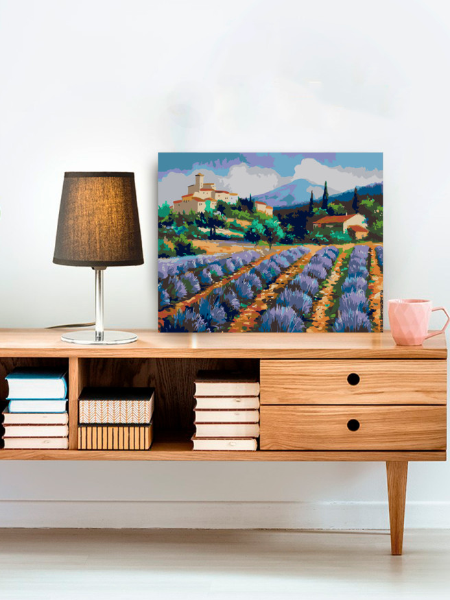 Картина по номерам &amp;quot;Поле загородом&amp;quot;