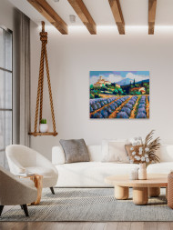 Картина по номерам &amp;quot;Поле загородом&amp;quot;