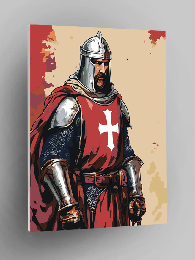 Raqamlar bo&amp;#039;yicha rasm &amp;quot;Jangchi&amp;quot;