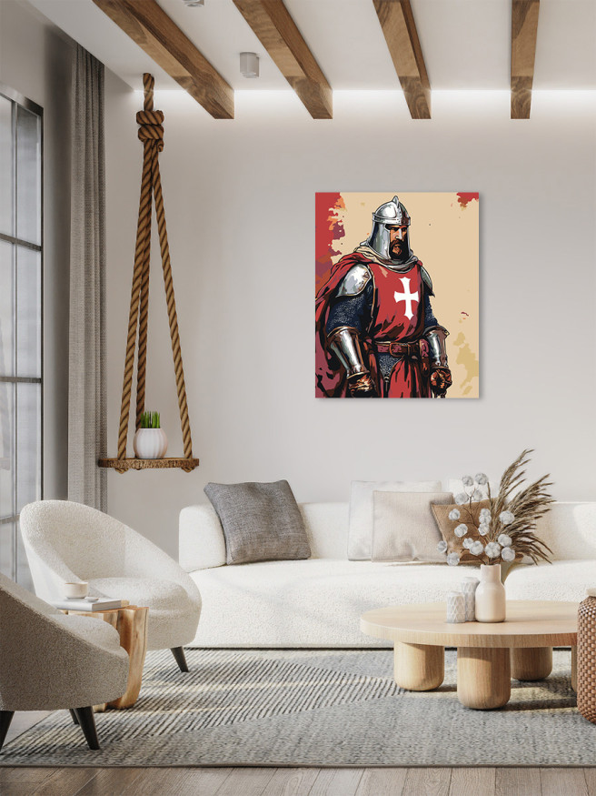 Raqamlar bo&amp;#039;yicha rasm &amp;quot;Jangchi&amp;quot;