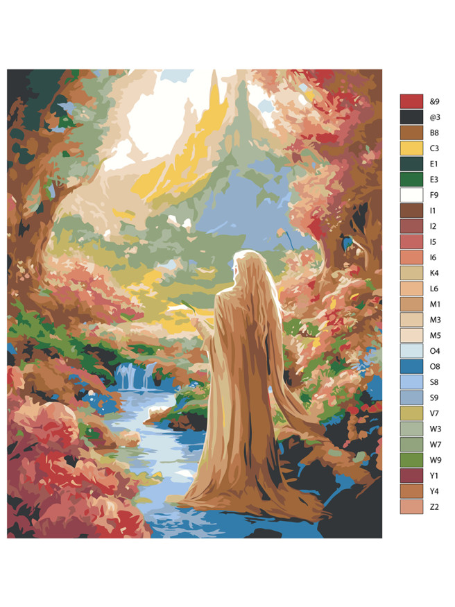 Raqamlar bo&amp;#039;yicha rasm &amp;quot;O&amp;#039;rmon sehrgar&amp;quot;