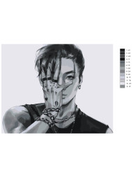 Картина по номерам "BTS Джонгук"