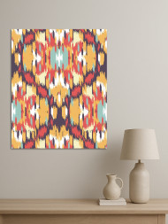 Holstga bosilgan poster &quot;Yorqin sharqona naqsh&quot;