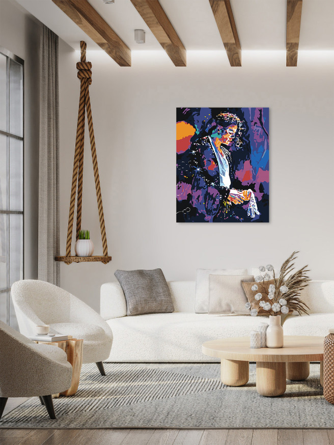 Raqamlar bo&amp;#039;yicha rasm &amp;quot;Michael Jackson&amp;quot;