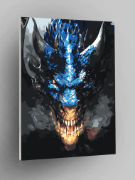 Картина по номерам &amp;quot;Огнедышащий дракон&amp;quot;